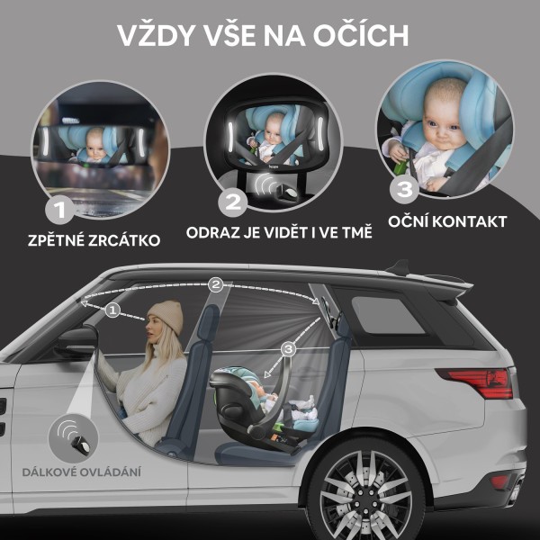 ZOPA Zrcátko s LED osvětlením
