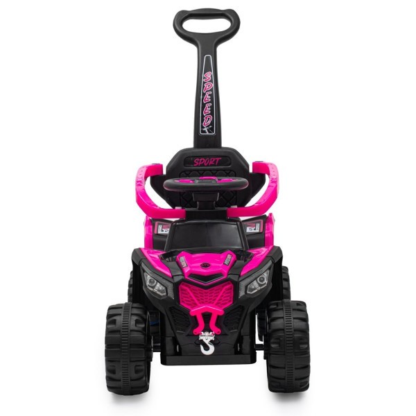 BABY MIX Dětské elektrické odrážedlo Ruggy s vodící tyčí