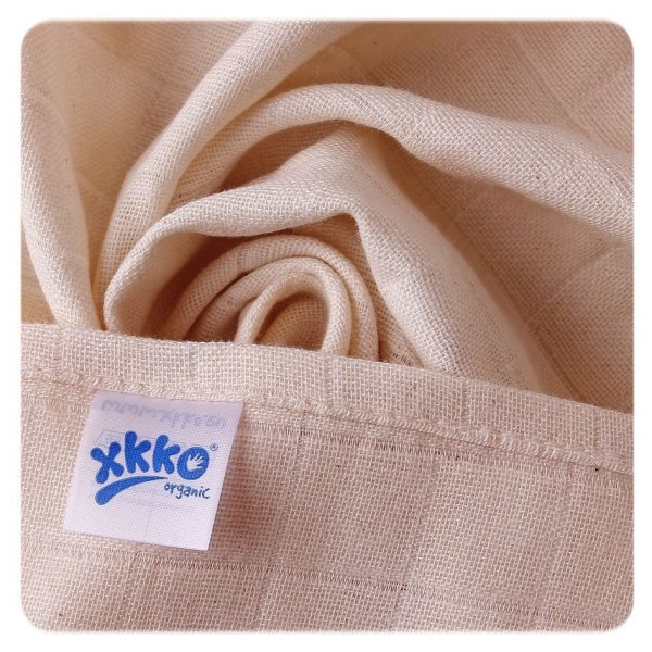 KIKKO Dětské pleny z biobavlny XKKO Organic 80x80 - Staré čas (5 ks)