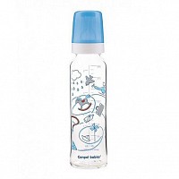 Canpol babies láhev skleněná s potiskem new 240ml Canpol babies láhev skleněná s potiskem new 240ml