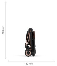 CYBEX COYA Rosegold Golfový kočárek