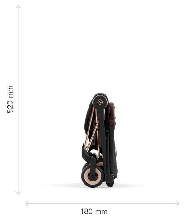 CYBEX Platinum COYA Matt Black Golfový kočárek