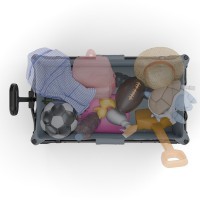 KINDERKRAFT Vozík přepravní skladací Wagon Rollster