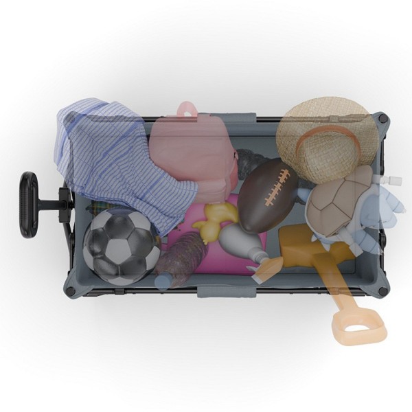 KINDERKRAFT Vozík přepravní skladací Wagon Rollster
