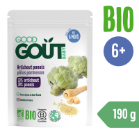 Good Gout BIO Artyčoky, pastiňák a těstoviny s parmazánem (190 g)