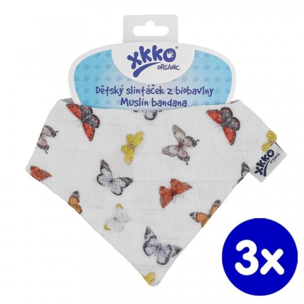 KIKKO Dětský slintáček XKKO Organic Staré časy