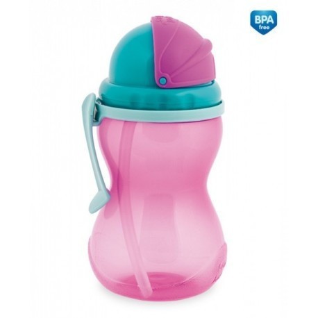 CANPOL BABIES Sportovní láhev se slámkou 370 ml