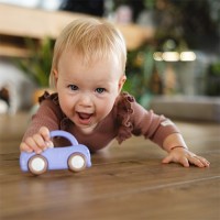 BABYONO Chrastítko s kousátkem Car 0m+