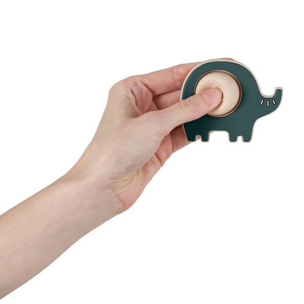PETITE&MARS Hračka silikonová Elephant Edwin 6m+