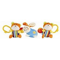 Chrastítko na kočárek - plyšové