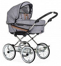 Klasická konstrukce Emmaljunga chassis DUO de Luxe