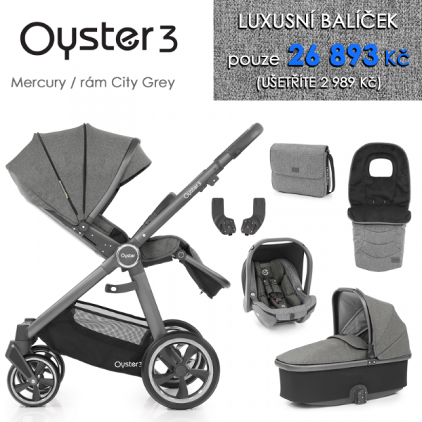 BabyStyle Oyster 3 luxusní set 6 v 1