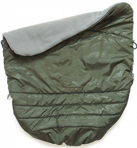 zateplená stahovací deka Pinkie Green Camo