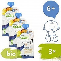 3X GOOD GOUT BIO VANILKOVÝ JOGURT S HRUŠKOU 90 G