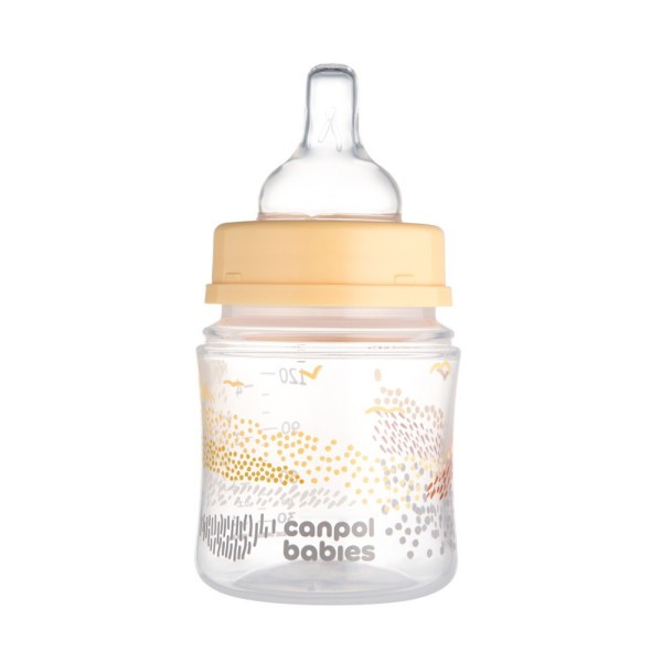 CANPOL BABIES Antikoliková lahev EasyStart MOUNTAINS 120ml