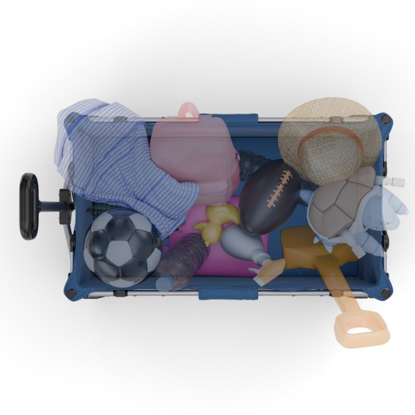 KINDERKRAFT Vozík přepravní skladací Wagon Rollster