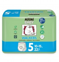 Muumi Baby Walkers 5 Maxi+ 10-15 kg kalhotkové eko pleny