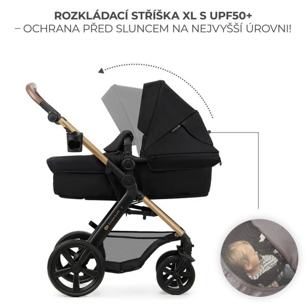 KINDERKRAFT Kočárek kombinovaný Moov 2 3v1, pěnová kola
