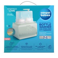 CANPOL BABIES Elektrický double ohřívač a sterilizátor kojeneckých lahví 7v1