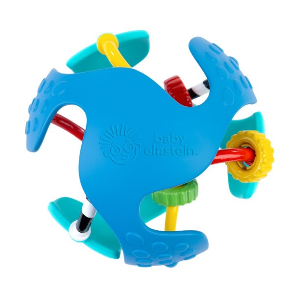BABY EINSTEIN Hračka senzorický míč s kousátkem Rattle & Sense™ 3m+