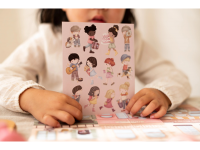 LITTLE DUTCH Knížka se samolepkami Nakupování Rosa