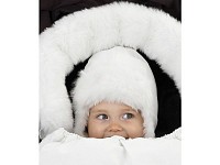 Elodie Details Čepice ušanka - White Edition