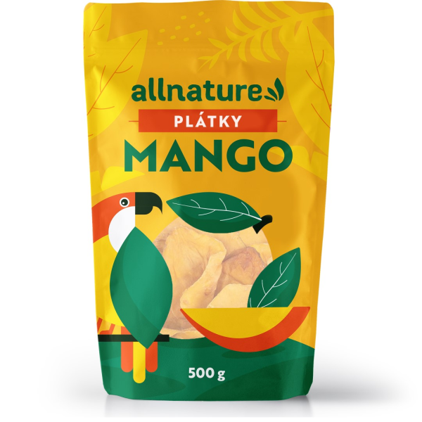 ALLNATURE sušené Mango plátky ALLNATURE sušené Mango plátky