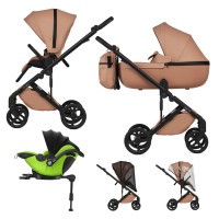 ANEX Kočárek kombinovaný Eli + KIDDY Evoluna i-size 2 + základna ANEX Kočárek kombinovaný Eli + KIDDY Evoluna i-size 2 + základna