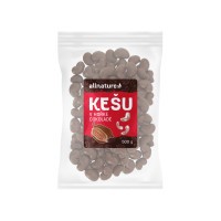 ALLNATURE Kešu v hořké čokoládě 500 g