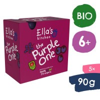 Ella's Kitchen BIO PURPLE ONE ovocné pyré s černým rybízem (5x90 g)