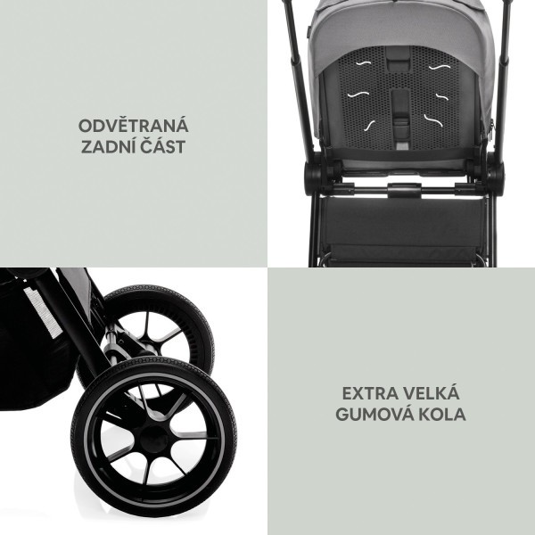 ZOPA Set kočárek Move Cross 3 + hluboká korba Move XL 3 + autosedačka XM dle vlastního výběru