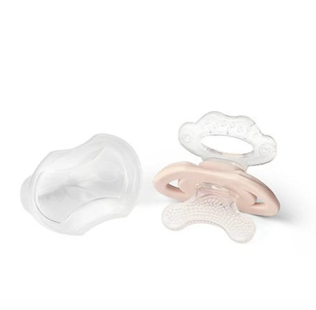 BABYONO Silikonové kousátko s krytem