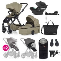 PETITE&MARS Kočárek kombinovaný ICON 2v1 XXL AIR + CYBEX Aton B2 i-Size + základna
