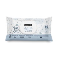 SUAVINEX Hygienické pleťové hydratační ubrousky 60 ks AQUA