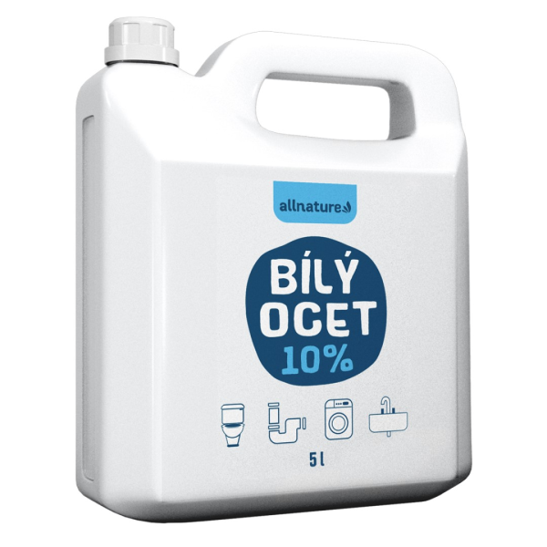 ALLNATURE Bílý ocet 10% - 5000 ml
