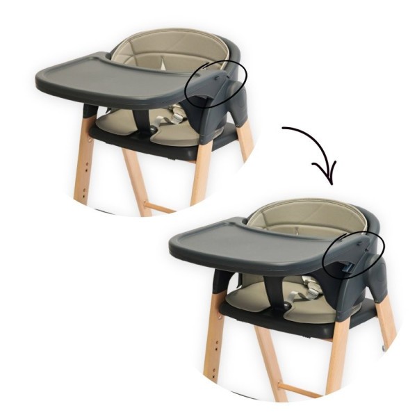 BO JUNGLE Jídelní židlička Grow With Me