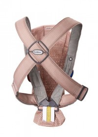 Babybjorn nosítko MINI Dusty pink 3D Mesh