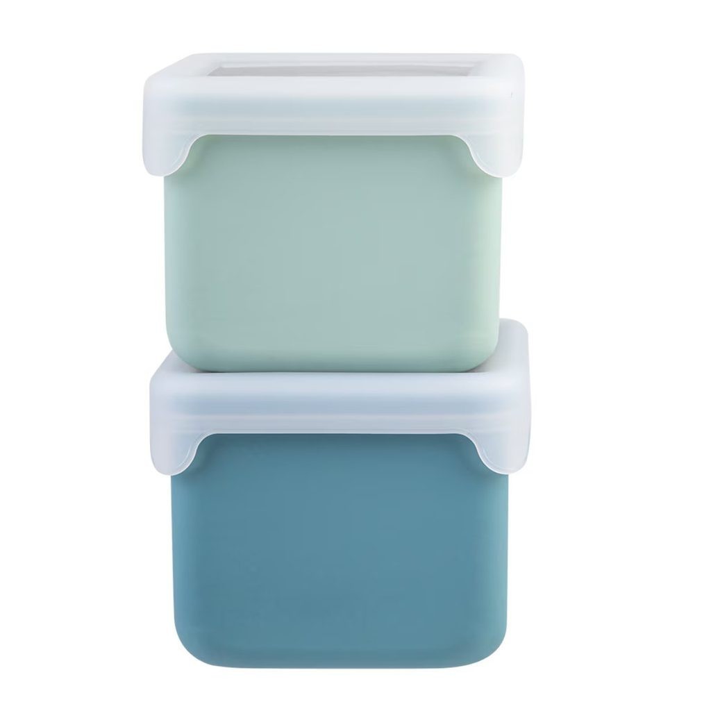 MELII Silikonové krabičky na svačinu 237 ml, 2ks