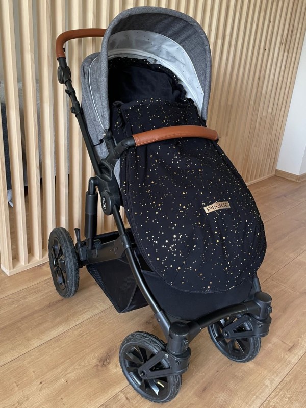 PINKIE Fusak Shine Gold - lehký 6m-2.5roku