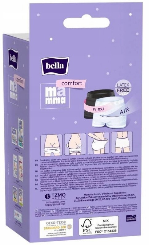 BELLA MAMMY Comfort poporodní kalhotky 2 ks