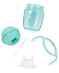 SKIP HOP Hrnek rostoucí Sip-to-Straw Teal 6 m+