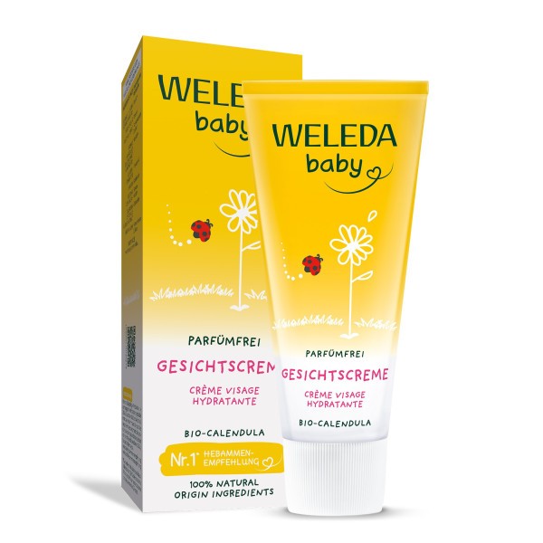 WELEDA Baby Měsíčkový pleťový krém bez parfemace
