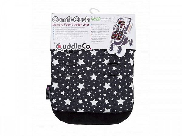 CUDDLE CO Paměťová podložka do kočárku COMFI-CUSH , Stars