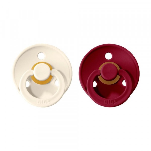 Bibs Colour vel.1 z přírodního kaučuku 2ks - Ivory & Ruby