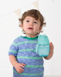 SKIP HOP Hrnek rostoucí Sip-to-Straw Teal 6 m+