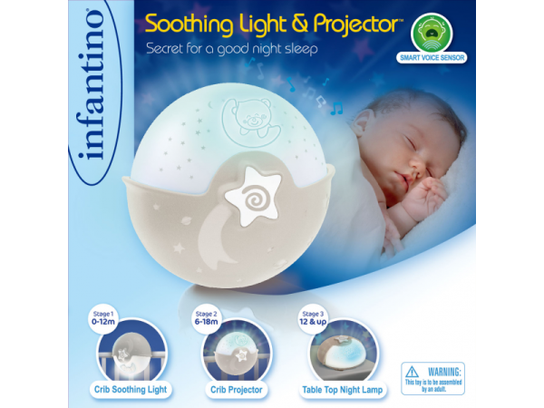 INFANTINO Noční lampička s projekcí