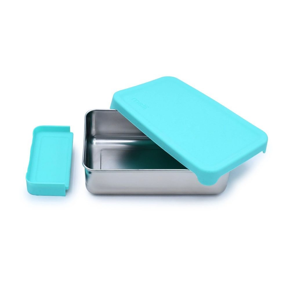 MELII Nerezový Bento box 740 ml se silikonovým víkem