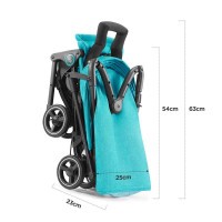 KINDERKRAFT Mini Dot Coral Kočárek sportovní + koš na pleny Angelcare