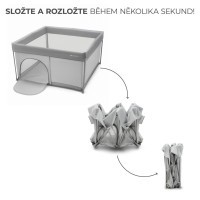 KINDERKRAFT Ohrádka pro děti skládací Ziki 100x100 cm