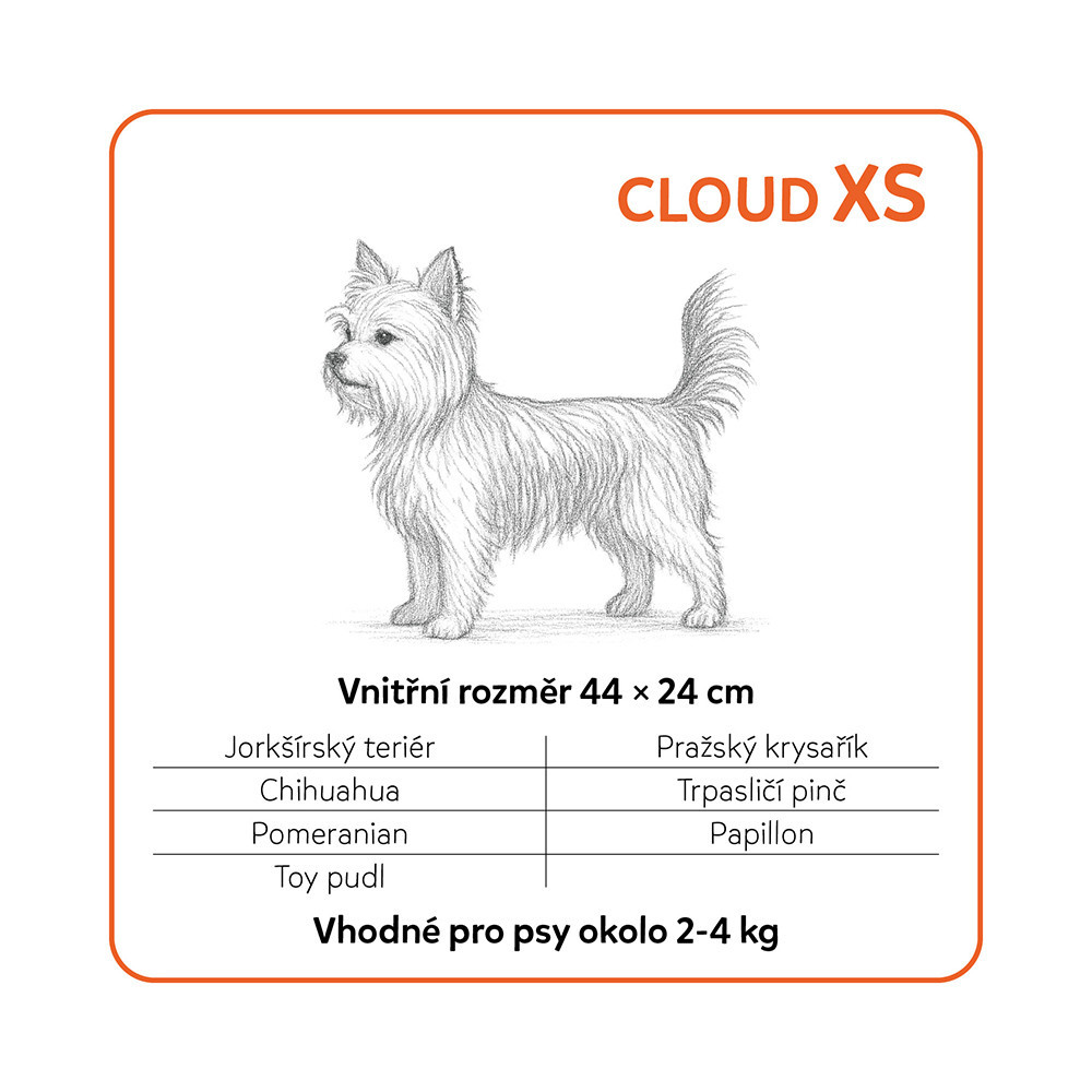 EXPLORER DOG Pelech ortopedický Cloud XS 60x40